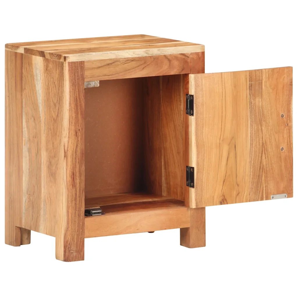 Comodino 40x30x50 cm in Legno Massello di Acacia 320474
