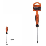 Trade Shop - Cacciavite Giravite Magnetico Punta Croce 3x100mm Impugnatura Ergonomica 07437 -