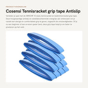 Grip Antislip per Racchetta da Tennis/Badminton - 10 Pezzi - Assorbe Transpirazione - Prevenzione Scivolio