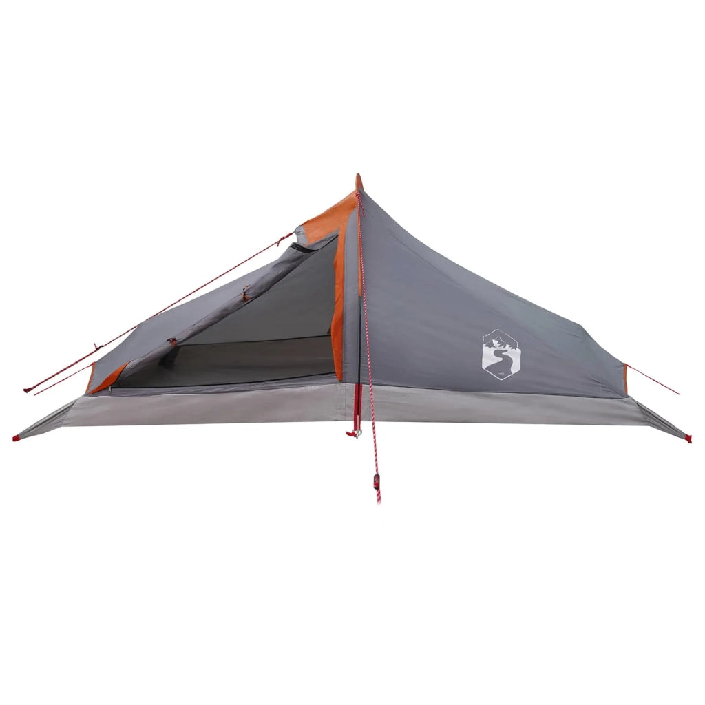 Tenda da backpacking Grigio e arancione 4 persone 42018573