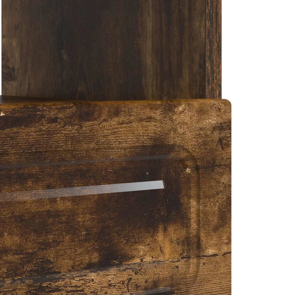 Mobile TV LED Rovere Fumo Legno ingegnerizzato 897870
