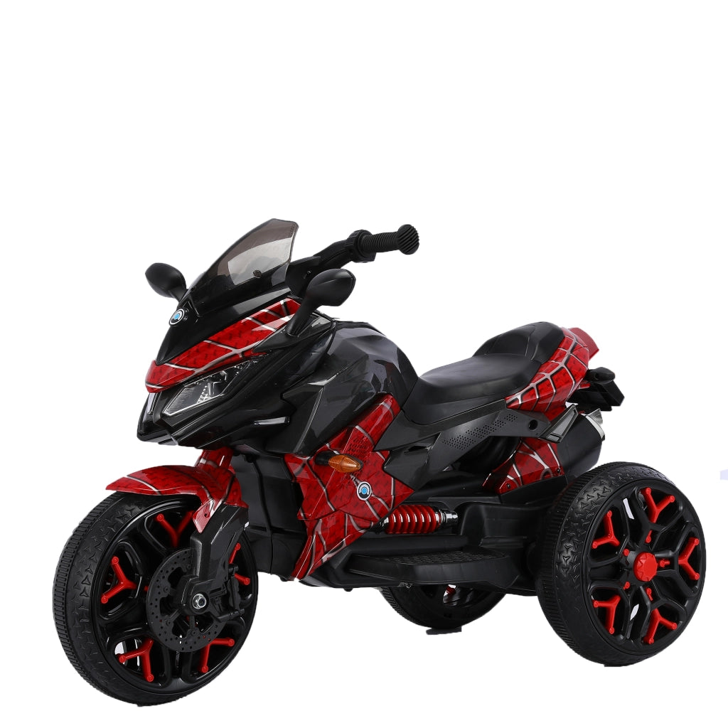 Motocicletta Elettrica per Bambini ¨C zephmum ¨C Verde con Luci e Van portaoggetti