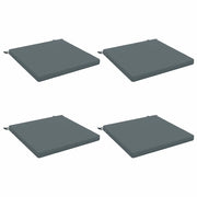 Cuscini per Sedia in 4 Pezzi SOEST 4 pz 100% Poliestere Blu 944828