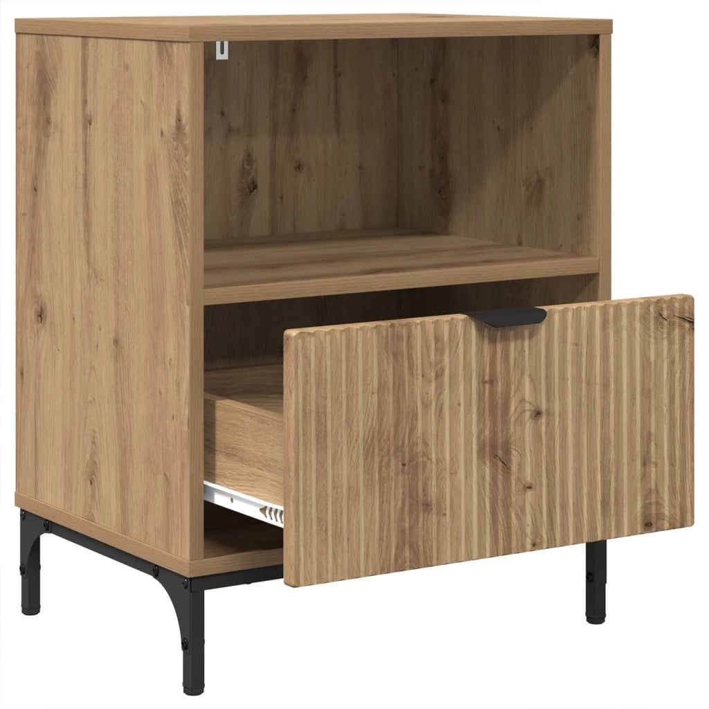 Armadio da Notte rovere artigianale 49 x 36 x 61 cm 883492