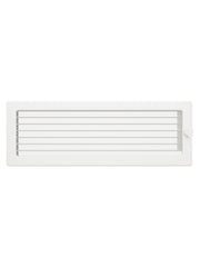 Griglia di ventilazione per camino 17x49 bianca con tapparelle avvolgibili