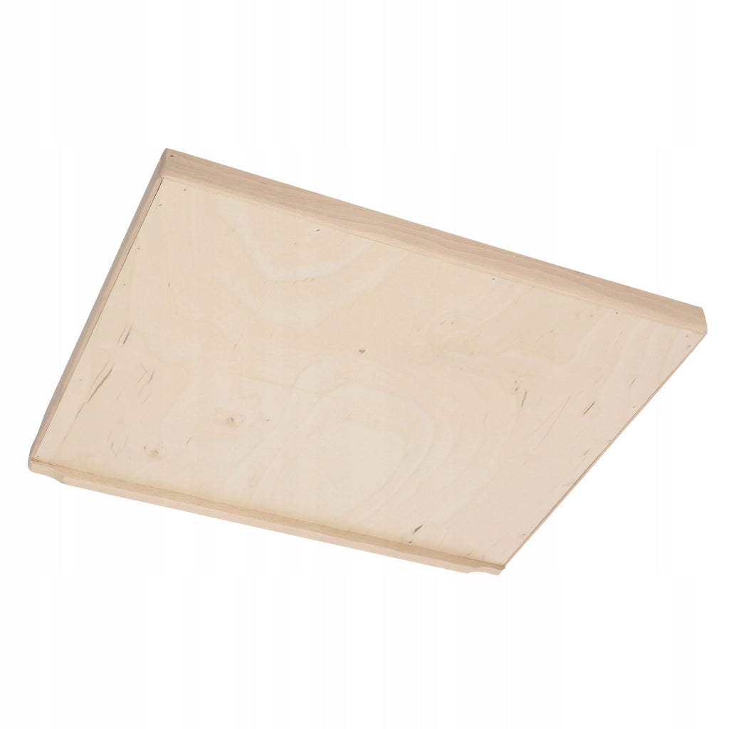 Tagliere da pasticceria grande in legno KADAX 56x48cm XXL Monofacciale Solido Cucina