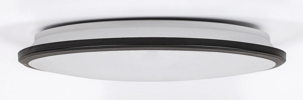 Plafoniera LED tonda 27 cm 18W nera Rabalux Engon IP20