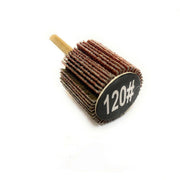 Trade Shop - Ruota Lamellare Con Carta Abrasiva Grana P120 25mm Mola Punta Trapano Levigare -