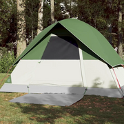 Tenda da Campeggio a Cupola per 3 Persone-Tenda per Escursionismo Verde Impermeabile 404597