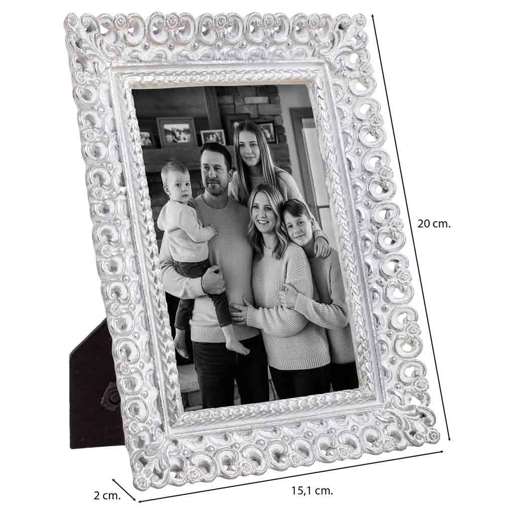 Portafoto 10X15 argento 15,1x2x20h cm