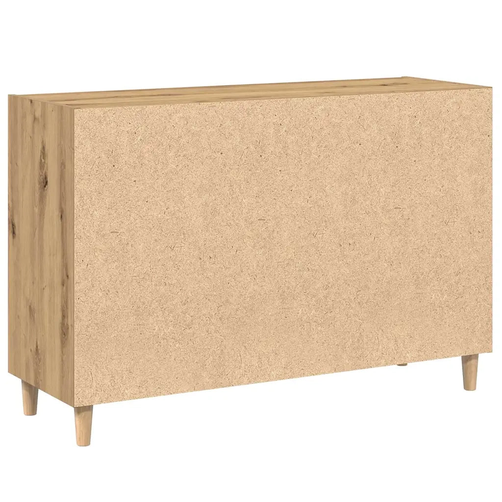 Credenza Rovere Artigianale 103,5x35x70 cm in Truciolato 856451