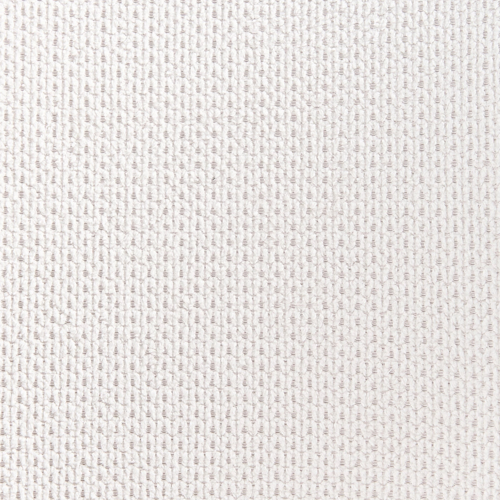 Set di 2 sedie da pranzo in tessuto poliestere con texture a maglia bianco soggiorno e camera da letto