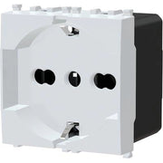 PRESA SCHUKO + SICUREZZA AVP - BIANCO VOLT 250 A 10/16 2P+T- 8 pezzi