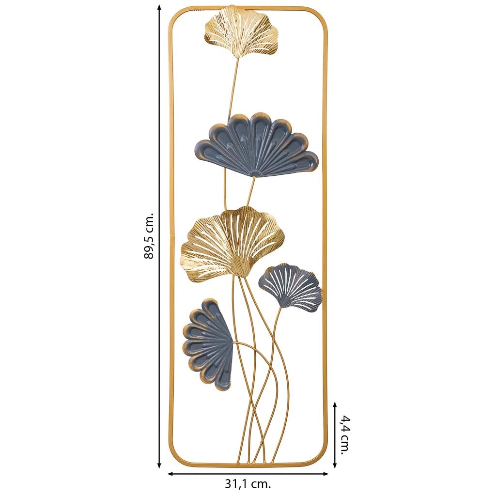 Carta da parati decorativa in metallo 31,1x89,5x4,4