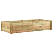 Fioriera Giardino Letto Vegetale in Legno di Pino 197x100x40cmcod mxl 120918
