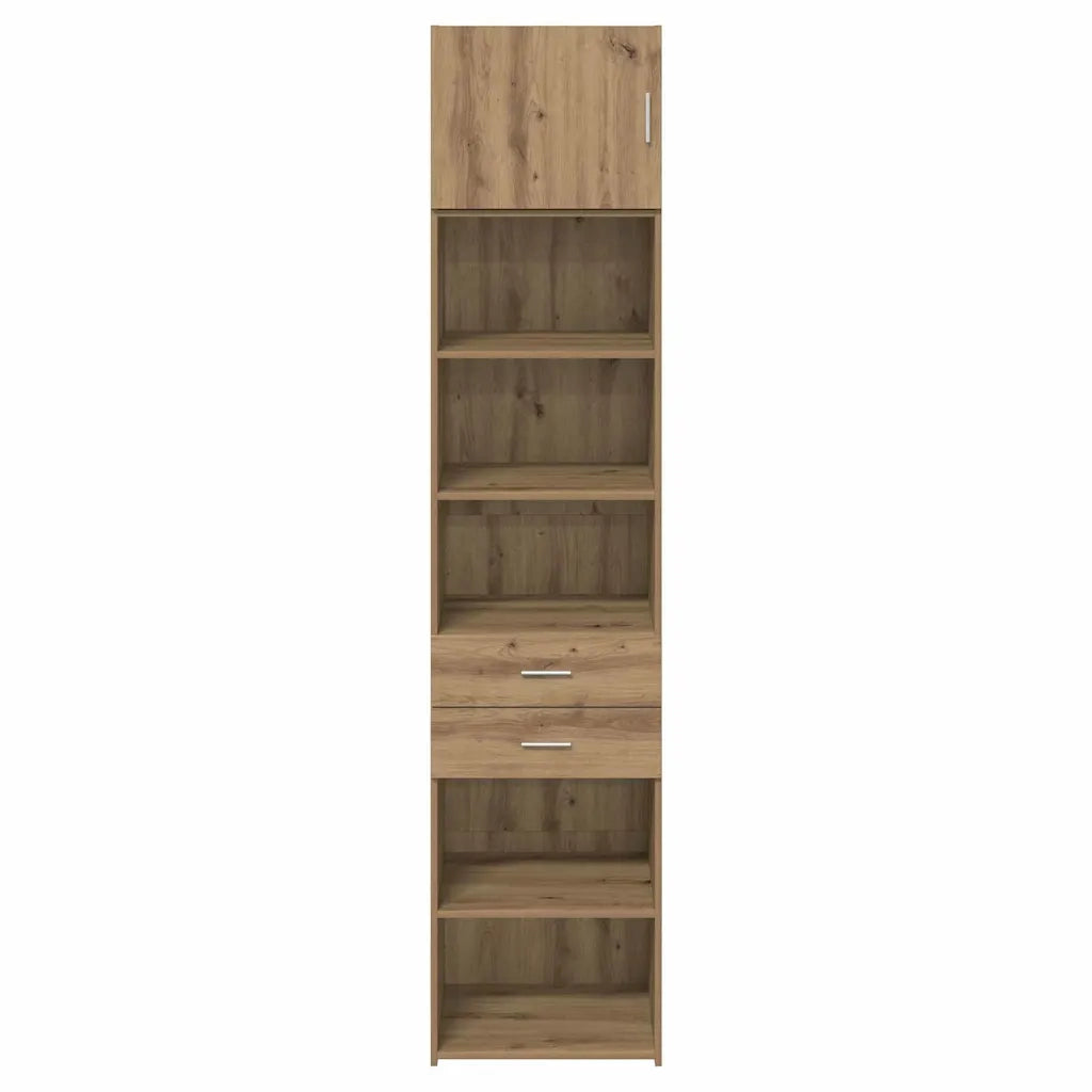 Credenza con Cassetto-Buffet-Armadio da cucina Rovere artigianale 50 x 42,5 x 225 cm