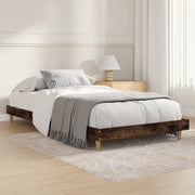 Giroletto senza Materasso Rovere Fumo 100x200 cm in Truciolato 832058