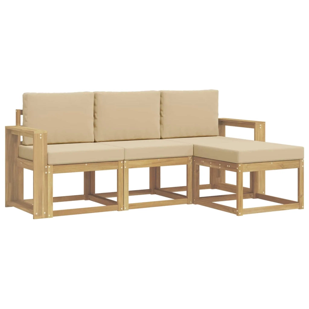 Set di divani da esterno 4 pz 3387462