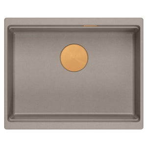 Lavello In Granito Logan 100 Beige Rame