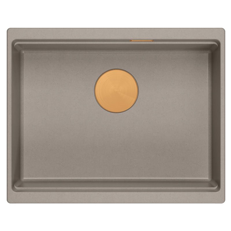 Lavello In Granito Logan 100 Beige Rame