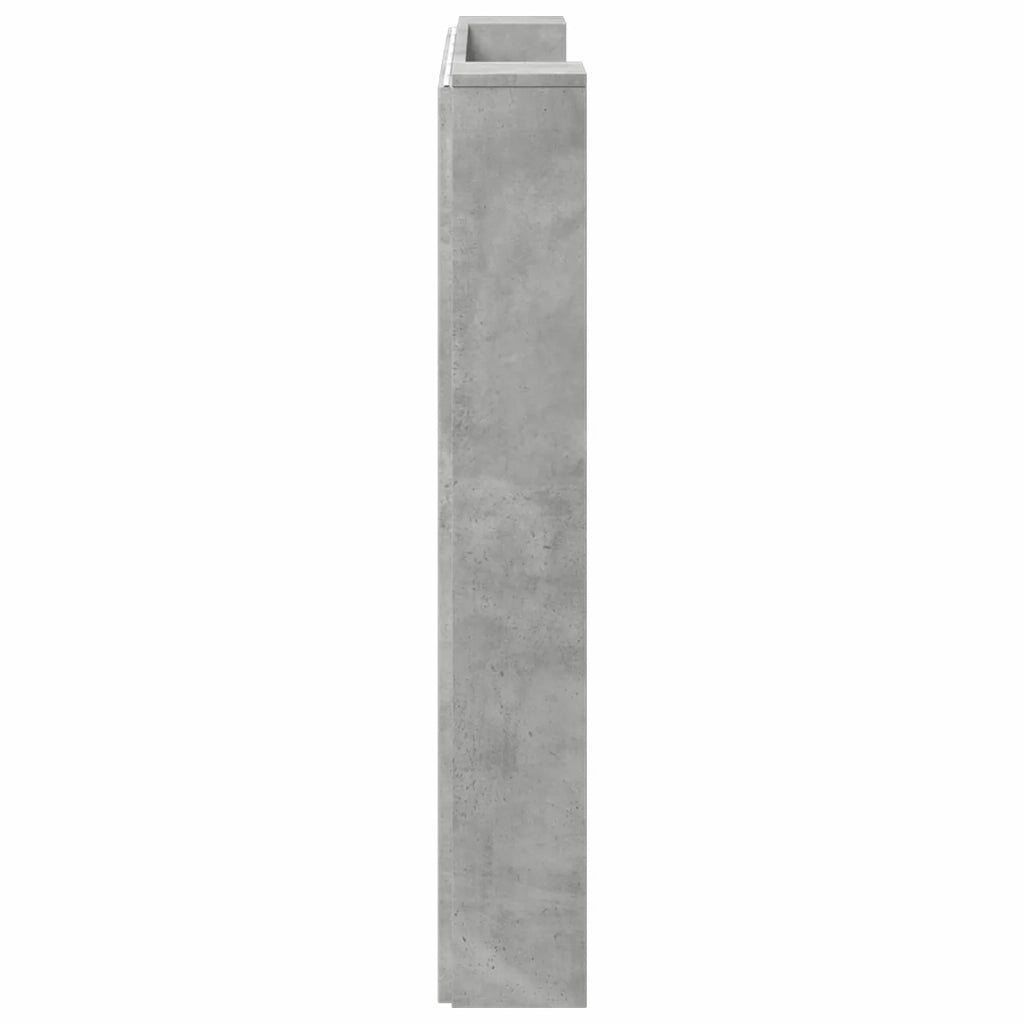 Testiera Grigio cemento 120 x 16,5 x 103,5 cm Legno multistrato 3418659