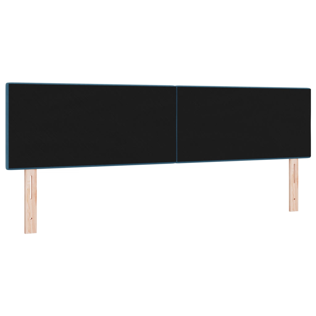 Testiera  Con Bottoni Imbottita Blu Scuro 180 cm in Velluto