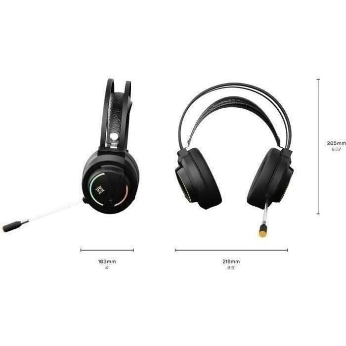 Pacchetto gaming RGB 4 in 1 - MOBILITY - Aquila - Tastiera + Cuffie + Mouse + Tappetino