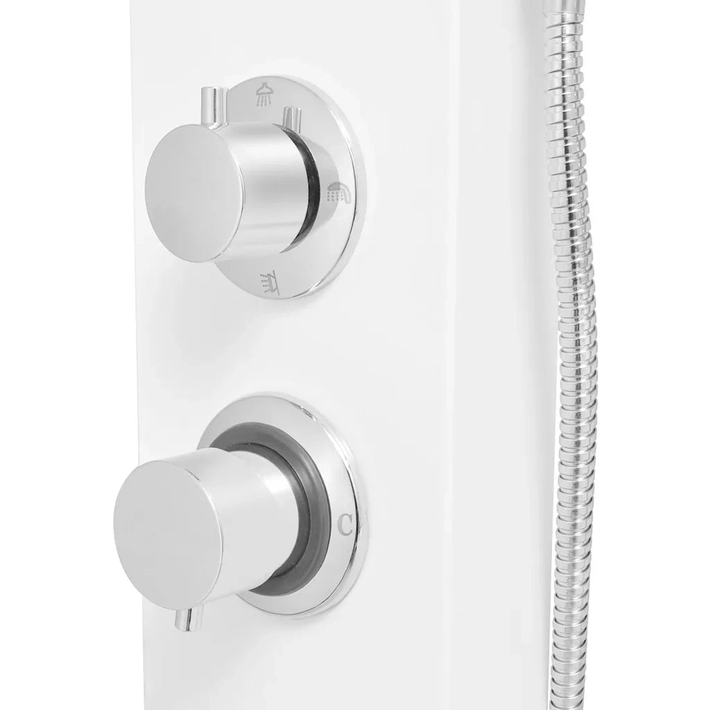 Pannello Doccia in Alluminio Bianco Opaco CFW4238837