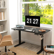 Scrivania elettrica sit-stand 140x70 cm nera