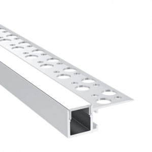 CANALINA PER STRIP LED '5111' 12,1x13x3 mm, Larghezza interna max. 10  mm - Barra 2 mt