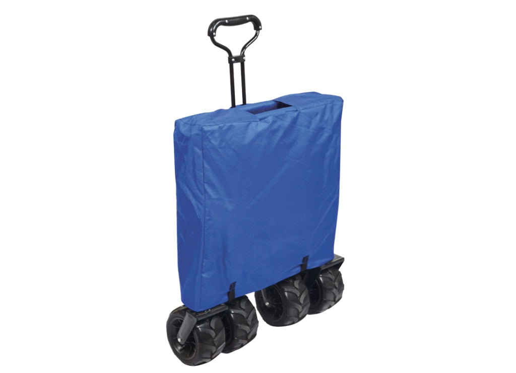 Carrello Pieghevole Portatutto in Metallo 60x60x90cm Vorghini Roof Blu