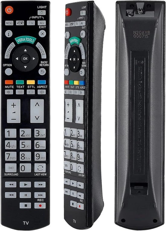 Comando Remoto Smart di Ricambio per TV - Tasti con Backlight - Nessuna Installazione Richiesta