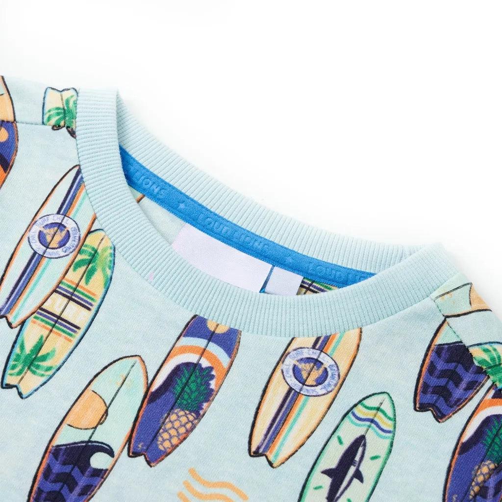 Felpa da Bambino Blu Tenue MÃ©lange 116cod mxl 93066