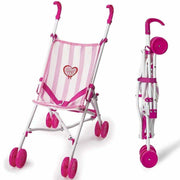 Trade Shop - Amore Mio Passeggino Bambole Giocattolo Bambine Carrozzino Bambolotto Pieghevole -