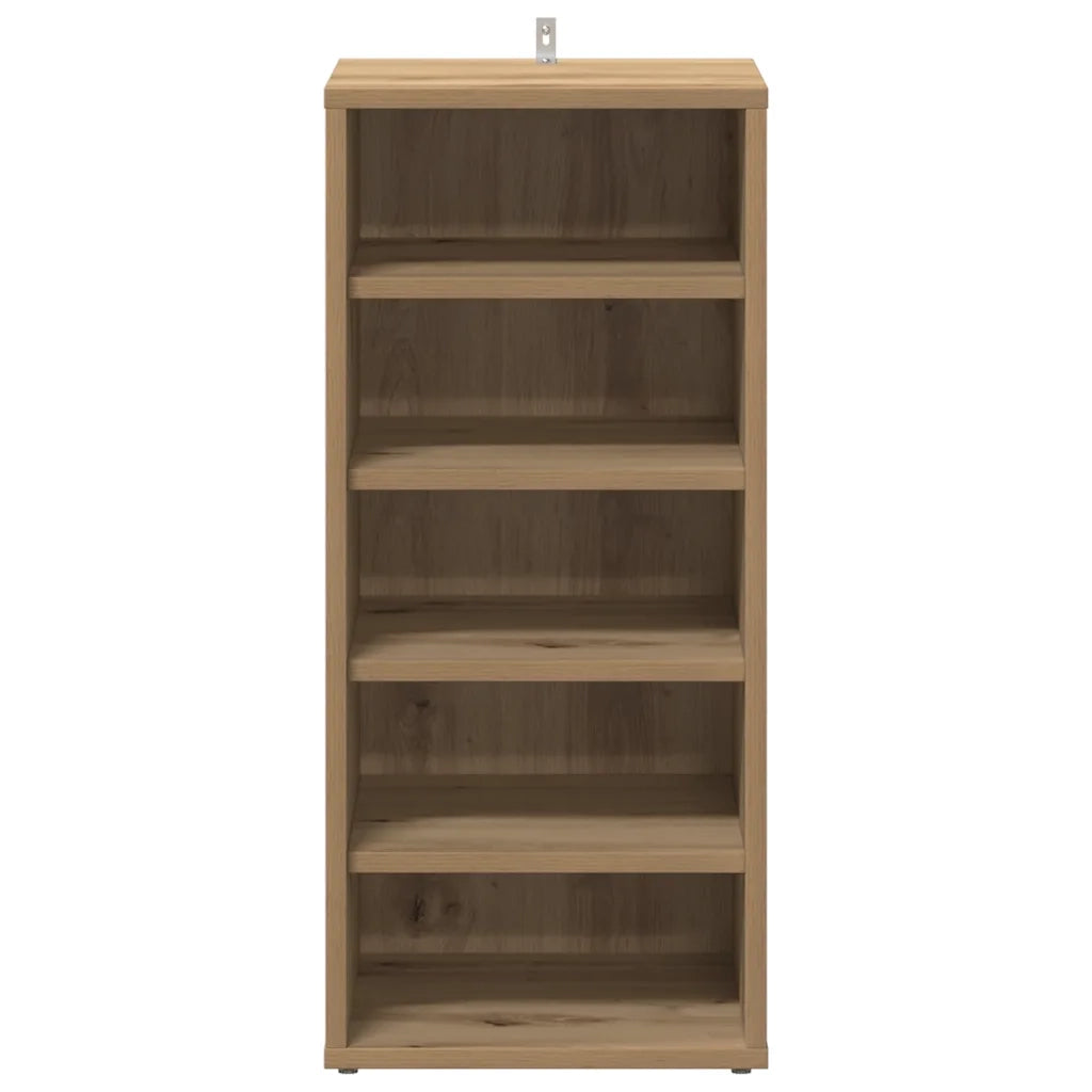 Scarpiere 2 pz Rovere Artigianale 32x35x70 cm in Truciolato 856713