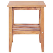 Tavolino da Salotto 40x40x50 cm Quadrato Legno Massello di Teak 44737