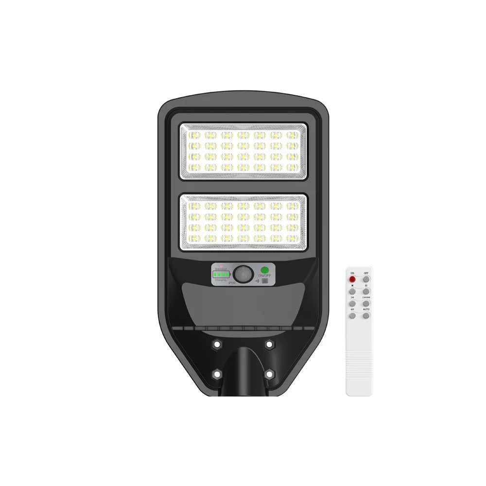 Trade Shop - Lampione Stradale Led Pannello Solare Con Sensore Pir Luce Fredda 6500k Ip65 J02-70w-f -