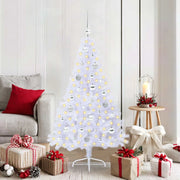 Albero di Natale artificiale Bianco 150 cm PVC e Acciaio 3426808
