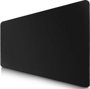 Panno da tastiera XXL per gaming - 900 x 400 mm - senza bordi - anti-slip - panno da tastiera XXL allungabile - sottopiano da scrivania - superficie speciale migliora velocità e precisione - nero