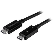 Startech.com cavo thunderbolt 3 da 50 cm, 40gbps, 100w pd, 4k/5k, certificato thunderbolt, compatibile con thunderbolt 4/usb 3.2/dp alt mode/usb4 - TBLT34MM50CM