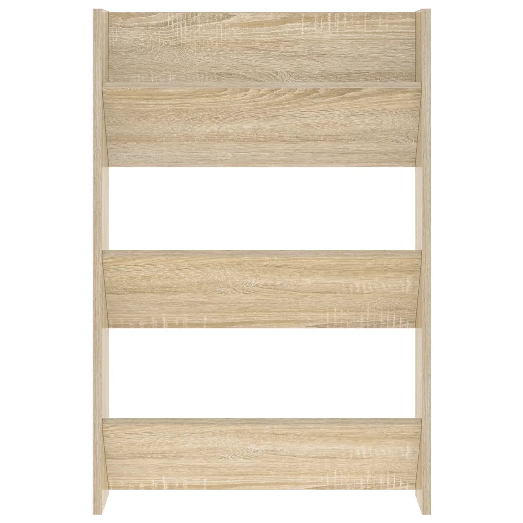 Scarpiera a Muro Rovere Sonoma 60x18x90 cm in Truciolato cod mxl 48885