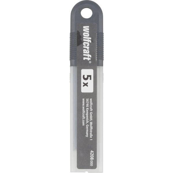 SET 5 LAME A SPEZZARE 18MM NERE PROFESSIONALI
