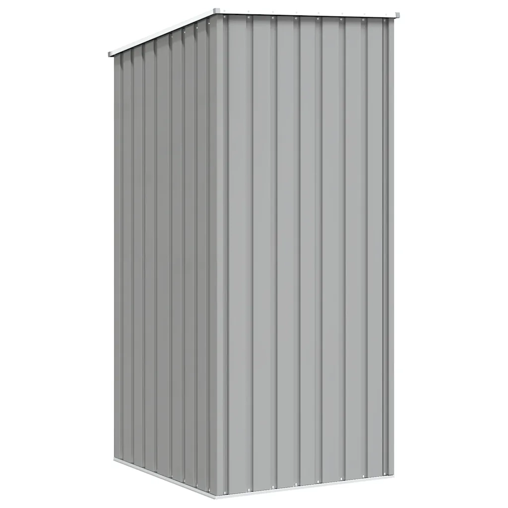 Capanno da Giardino-Casetta da Giardino Grigio 87x98x159 cm in Acciaio Zincato