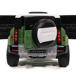 Macchina Elettrica per Bambini 12V con Licenza Land Rover Defender Verde