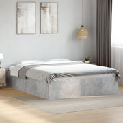 Giroletto-Struttura Letto Grigio Cemento 150x200 cm in Legno Multistrato 503579