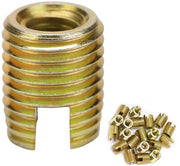 Kit di attacchi a vite a mano 20 pezzi - Vite M6x1 - Acciaio al carbonio verniciato - Bussola M10x1.5 - Lunghezza 14mm - Utilizzo duraturo - Bussola a vite con coda