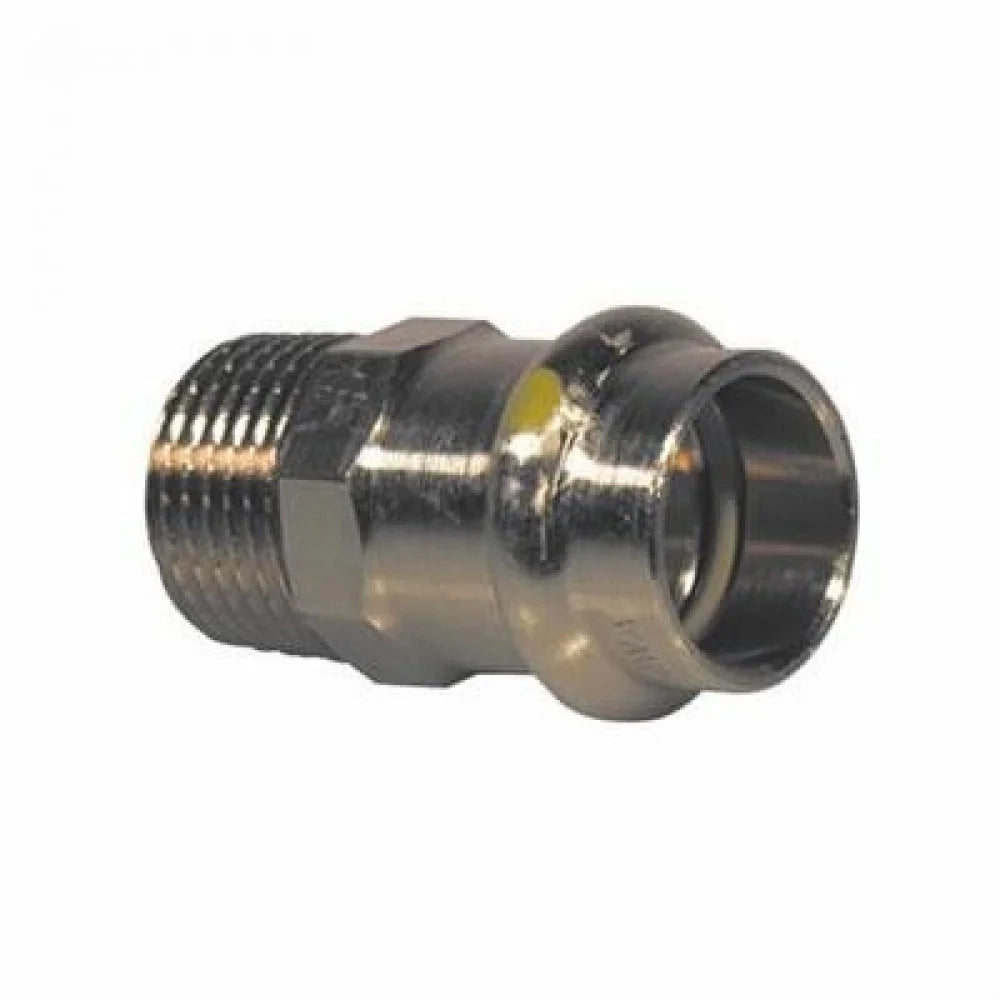 Viega dritto maschio in bronzo a press are d.22x1/2  b07wn6swt4