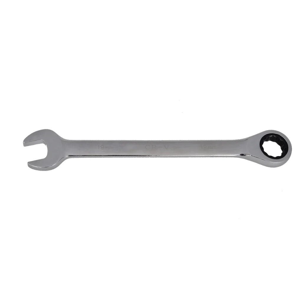 Set di chiavi a cricchetto combinate da 12 pezzi per attrezzi da garage officina e fai da te nero 3402056