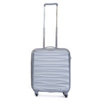Trolley Valigia Rigido Bagaglio a Mano in ABS 4 TSA Ruote Ravizzoni Infinity Silver