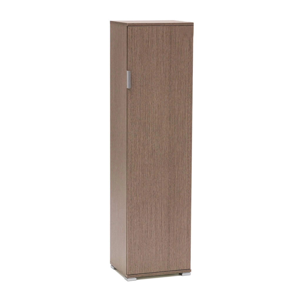 Armadietto da Bagno un anta 4 ripiani in Legno Composito cm 40x33x151 - ZAK